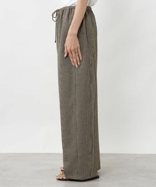 NEMIKA / ネミカ その他パンツ | チェックワイドイージーパンツ【NEMIKA】 | 詳細6
