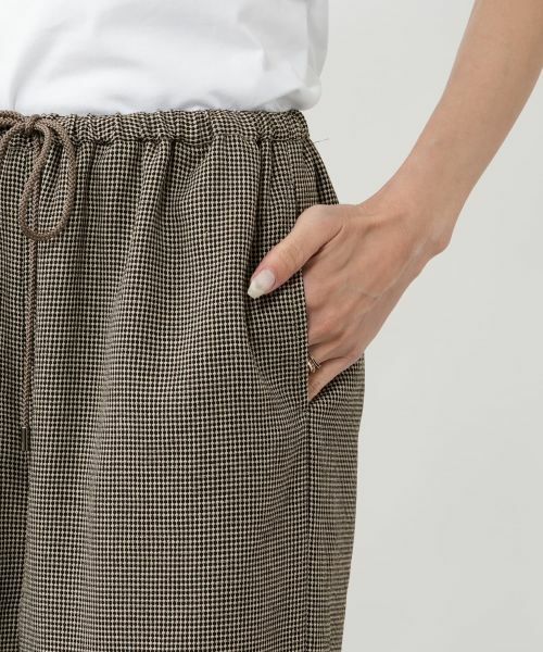 NEMIKA / ネミカ その他パンツ | チェックワイドイージーパンツ【NEMIKA】 | 詳細8