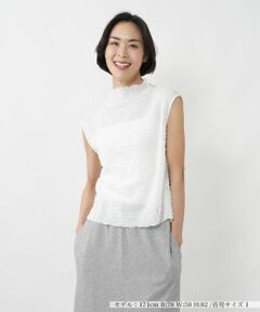 NEMIKA / ネミカ カットソー | フリルノースリーブニットソー【NEMIKA】