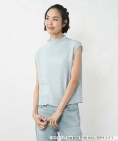 フリルノースリーブニットソー【NEMIKA】