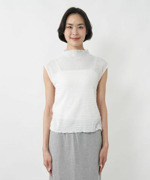 NEMIKA / ネミカ カットソー | フリルノースリーブニットソー【NEMIKA】 | 詳細10