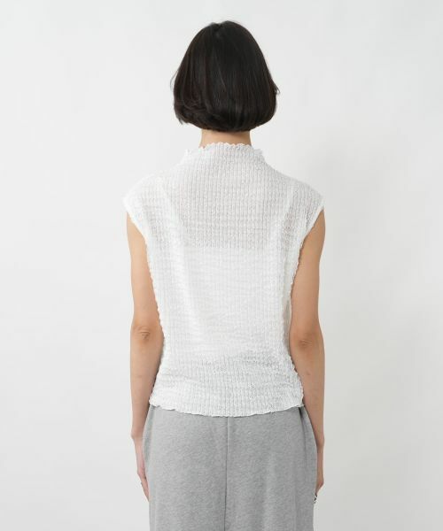 NEMIKA / ネミカ カットソー | フリルノースリーブニットソー【NEMIKA】 | 詳細12