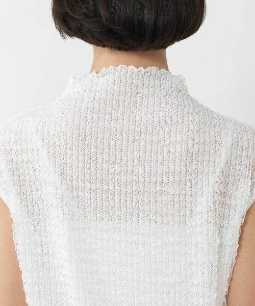 NEMIKA / ネミカ カットソー | フリルノースリーブニットソー【NEMIKA】 | 詳細14