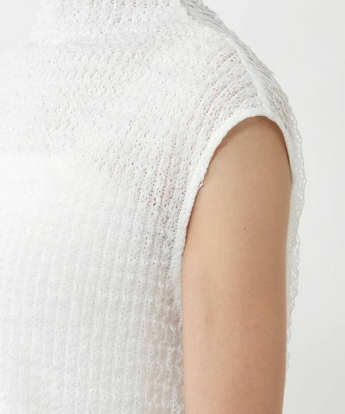 NEMIKA / ネミカ カットソー | フリルノースリーブニットソー【NEMIKA】 | 詳細15