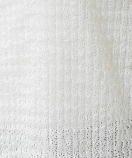 NEMIKA / ネミカ カットソー | フリルノースリーブニットソー【NEMIKA】 | 詳細17