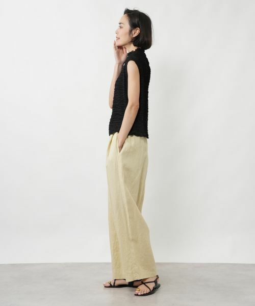 NEMIKA / ネミカ カットソー | フリルノースリーブニットソー【NEMIKA】 | 詳細2