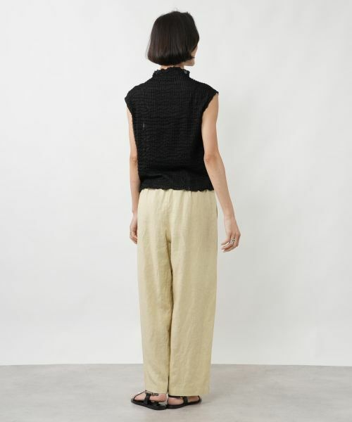 NEMIKA / ネミカ カットソー | フリルノースリーブニットソー【NEMIKA】 | 詳細3