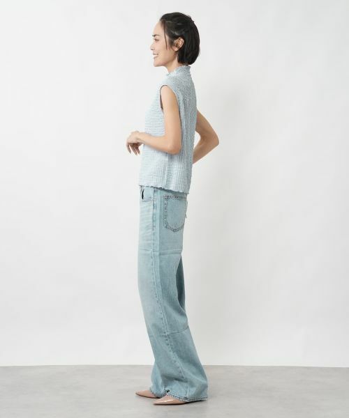 NEMIKA / ネミカ カットソー | フリルノースリーブニットソー【NEMIKA】 | 詳細5