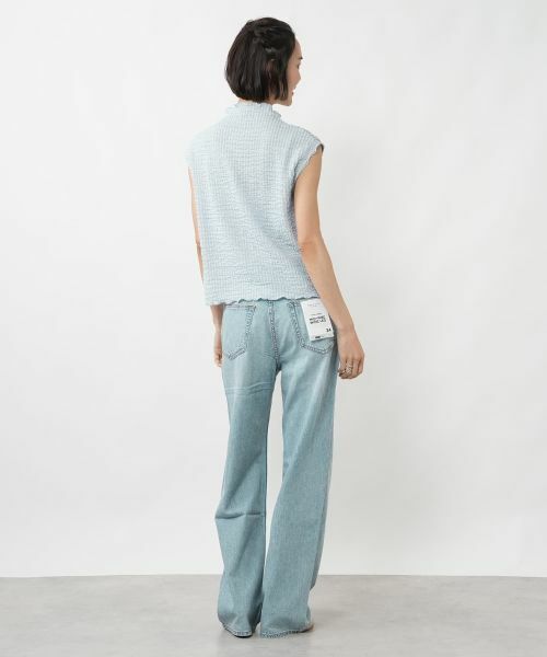 NEMIKA / ネミカ カットソー | フリルノースリーブニットソー【NEMIKA】 | 詳細6