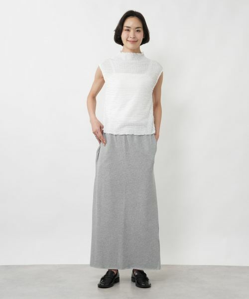 NEMIKA / ネミカ カットソー | フリルノースリーブニットソー【NEMIKA】 | 詳細7