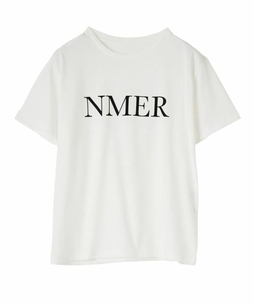 NEMIKA / ネミカ Tシャツ | プリントクルーネックTシャツ【NEMIKA】（アイボリー）