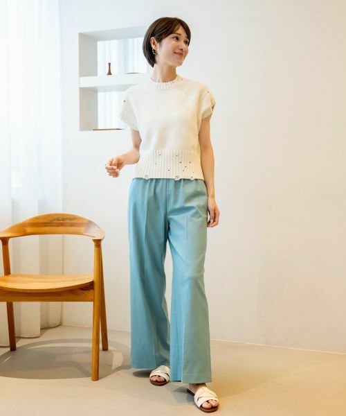 NEMIKA / ネミカ その他パンツ | センタープレスワイドパンツ【NEMIKA】 | 詳細28