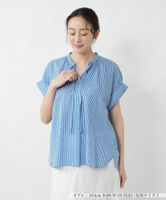 NEMIKA / ネミカ シャツ・ブラウス | ストライプスキッパーブラウス【NEMIKA】