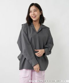 NEMIKA / ネミカ シャツ・ブラウス | スキッパーカラーブラウス【NEMIKA】