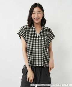 NEMIKA / ネミカ シャツ・ブラウス | ギンガムチェックスキッパーブラウス【NEMIKA】