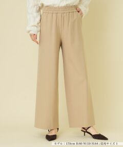 NEMIKA / ネミカ その他パンツ | ストレッチワイドパンツ【NEMIKA】