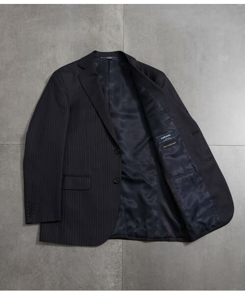 NEWYORKER / ニューヨーカー セットアップ | TAILOR CLOTH シルク混 ストライプ スーツ | 詳細7