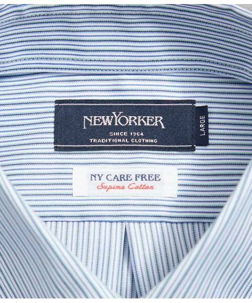 NEWYORKER / ニューヨーカー シャツ・ブラウス | NY CARE FREE・SUPIMA COTTON マルチストライプ 長袖ボタンダウンシャツ | 詳細7