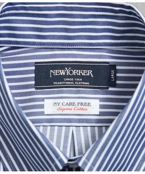 NEWYORKER / ニューヨーカー シャツ・ブラウス | NY CARE FREE・SUPIMA COTTON リバースストライプ 長袖ボタンダウンシャツ | 詳細7