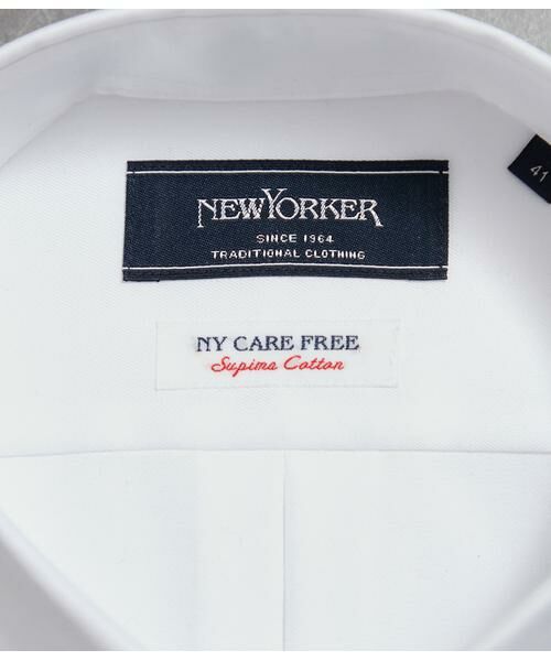 NEWYORKER / ニューヨーカー シャツ・ブラウス | NY CARE FREE・SUPIMA COTTON ツイル無地 長袖ボタンダウンシャツ | 詳細8