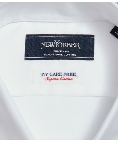 NEWYORKER / ニューヨーカー シャツ・ブラウス | NY CARE FREE・SUPIMA COTTON ツイル無地 長袖レギュラーカラーシャツ | 詳細8