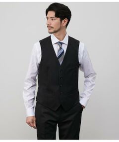 NEWYORKER / ニューヨーカー テーラードジャケット | 無地 襟なしオッドベスト(セットアップ対応)