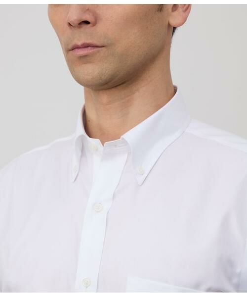 NEWYORKER / ニューヨーカー シャツ・ブラウス | NY CARE FREE・SUPIMA COTTON ヘリンボーン 長袖ボタンダウンシャツ | 詳細4