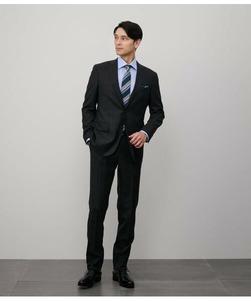 NEWYORKER / ニューヨーカー シャツ・ブラウス | NY CARE FREE・SUPIMA COTTON ヘリンボーン 長袖ワイドカラーシャツ | 詳細14