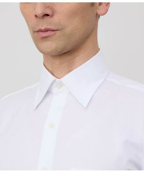 NEWYORKER / ニューヨーカー シャツ・ブラウス | NY CARE FREE・SUPIMA COTTON ツイル長袖レギュラーカラーシャツ | 詳細4