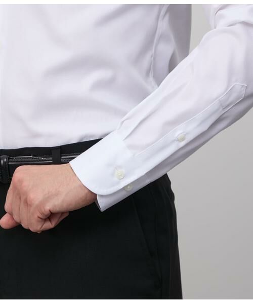 NEWYORKER / ニューヨーカー シャツ・ブラウス | NY CARE FREE・SUPIMA COTTON ツイル長袖レギュラーカラーシャツ | 詳細6