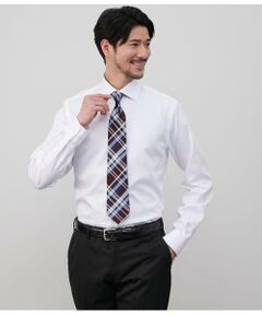 NEWYORKER / ニューヨーカー シャツ・ブラウス | NY CARE FREE・SUPIMA COTTON ツイル 長袖スリムフィット ショートポイントワイドカラーシャツ