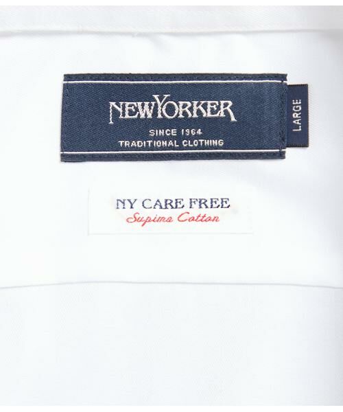 NEWYORKER / ニューヨーカー シャツ・ブラウス | NY CARE FREE・SUPIMA COTTON ツイル 長袖スリムフィット ショートポイントワイドカラーシャツ | 詳細6