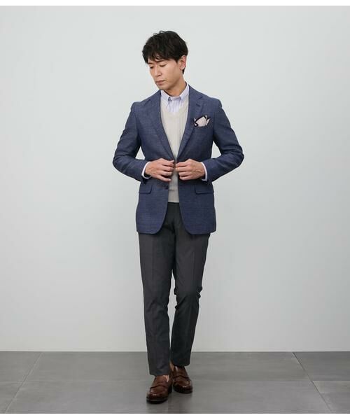 NEWYORKER / ニューヨーカー チノ・ワークパンツ | COOL COMFORT キシリッシュオックス ウエストアジャストパンツ | 詳細10