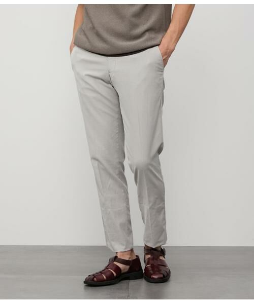 NEWYORKER/ニューヨーカー COOL COMFORT コードレーンサッカー ウエストアジャストパンツ ベージュ 76 NEWYORKER/ニューヨーカー COOL COMFORT コードレーンサッカー ウエストアジャストパンツ ベージュ 76