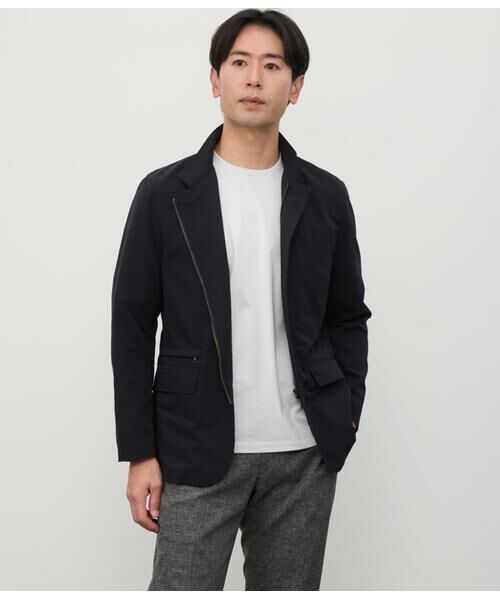 NEWYORKER/ニューヨーカー COOLDOTS ミニリップストップ コンバーチブルアウター ネイビー M NEWYORKER/ニューヨーカー COOLDOTS ミニリップストップ コンバーチブルアウター ネイビー M