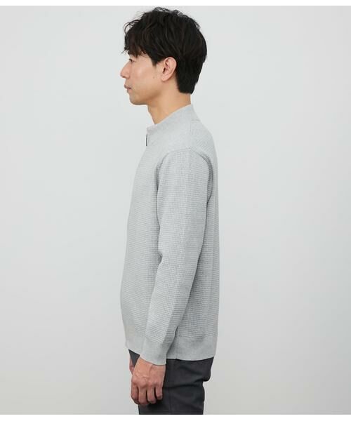 NEWYORKER / ニューヨーカー カーディガン・ボレロ | プレーティング ジップアップカーディガン | 詳細2