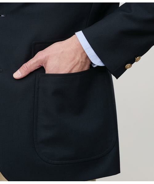 NEWYORKER / ニューヨーカー テーラードジャケット | HERITAGE CLOTH 無地 トロピカル I型ブレザー | 詳細6