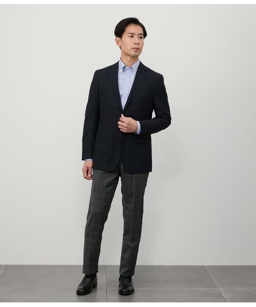 NEWYORKER / ニューヨーカー テーラードジャケット | TRAVEL COMFORT メッシュ ブレザー | 詳細12