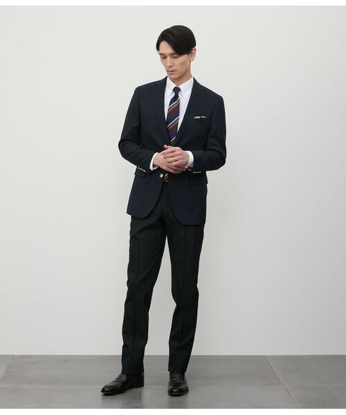 NEWYORKER / ニューヨーカー テーラードジャケット | HERITAGE CLOTH 無地 トロピカル ブレザー | 詳細11