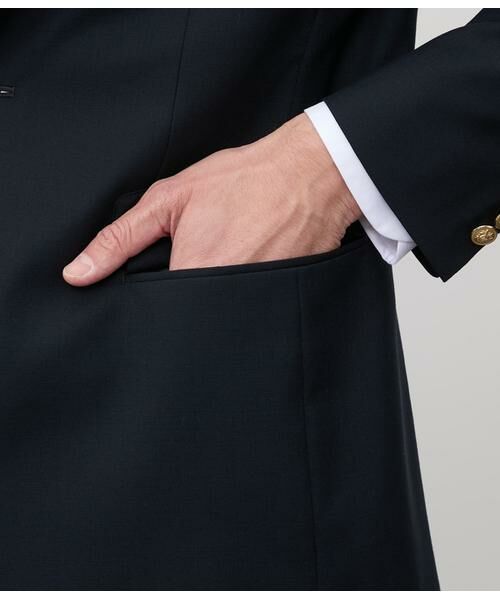 NEWYORKER / ニューヨーカー テーラードジャケット | HERITAGE CLOTH 無地 トロピカル ブレザー | 詳細6