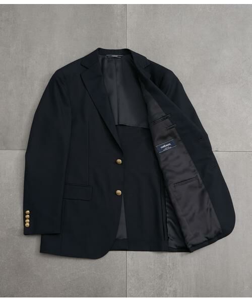 NEWYORKER / ニューヨーカー テーラードジャケット | HERITAGE CLOTH 無地 トロピカル ブレザー | 詳細7