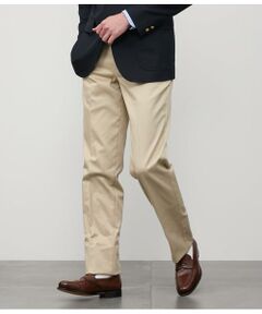 NEWYORKER / ニューヨーカー チノ・ワークパンツ | ノータック パイプドステム コットンチノパンツ