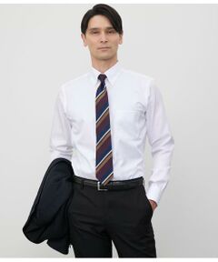 NEWYORKER / ニューヨーカー シャツ・ブラウス | NY CARE FREE・SUPIMA COTTON ツイル無地 長袖ボタンダウンシャツ