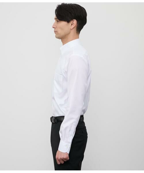 NEWYORKER / ニューヨーカー シャツ・ブラウス | NY CARE FREE・SUPIMA COTTON ツイル無地 長袖ボタンダウンシャツ | 詳細2