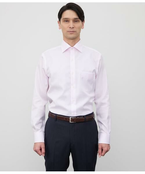 NEWYORKER / ニューヨーカー シャツ・ブラウス | NY CARE FREE・GIZA COTTON ロンドンストライプ 長袖ワイドカラーシャツ | 詳細1