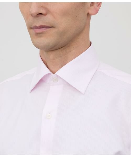 NEWYORKER / ニューヨーカー シャツ・ブラウス | NY CARE FREE・GIZA COTTON ロンドンストライプ 長袖ワイドカラーシャツ | 詳細4