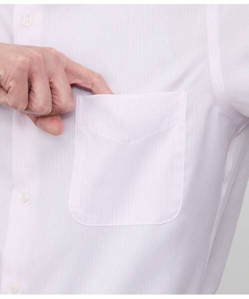 NEWYORKER / ニューヨーカー シャツ・ブラウス | NY CARE FREE・GIZA COTTON ロンドンストライプ 長袖ワイドカラーシャツ | 詳細5