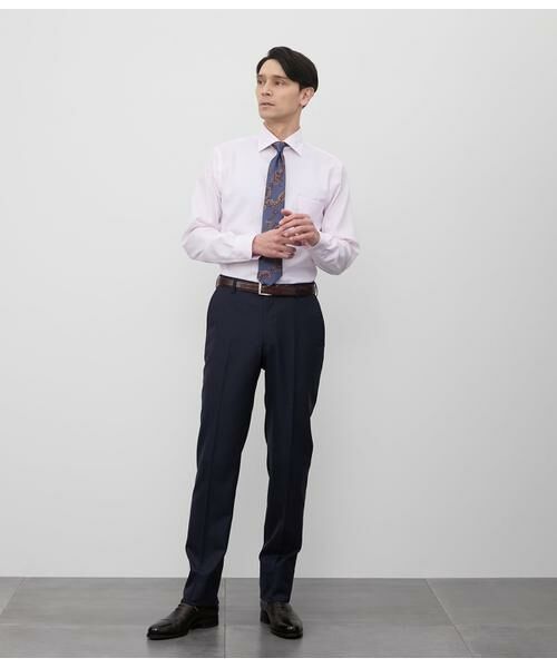 NEWYORKER / ニューヨーカー シャツ・ブラウス | NY CARE FREE・GIZA COTTON ロンドンストライプ 長袖ワイドカラーシャツ | 詳細9