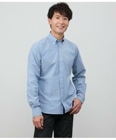 NEWYORKERニューヨーカー　シャツ　17号 ストレッチ】オックス オルタネイトストライプ 長袖ショート