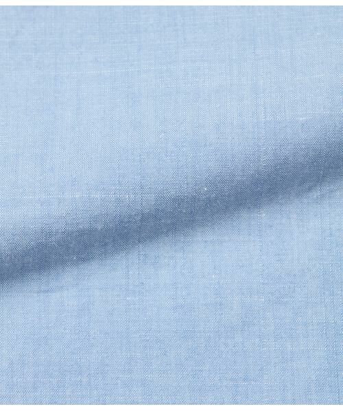 NEWYORKER / ニューヨーカー シャツ・ブラウス | ダンガリー 長袖ショートボタンダウンシャツ | 詳細8